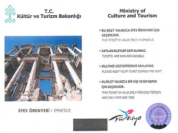 Ticket d'entrée